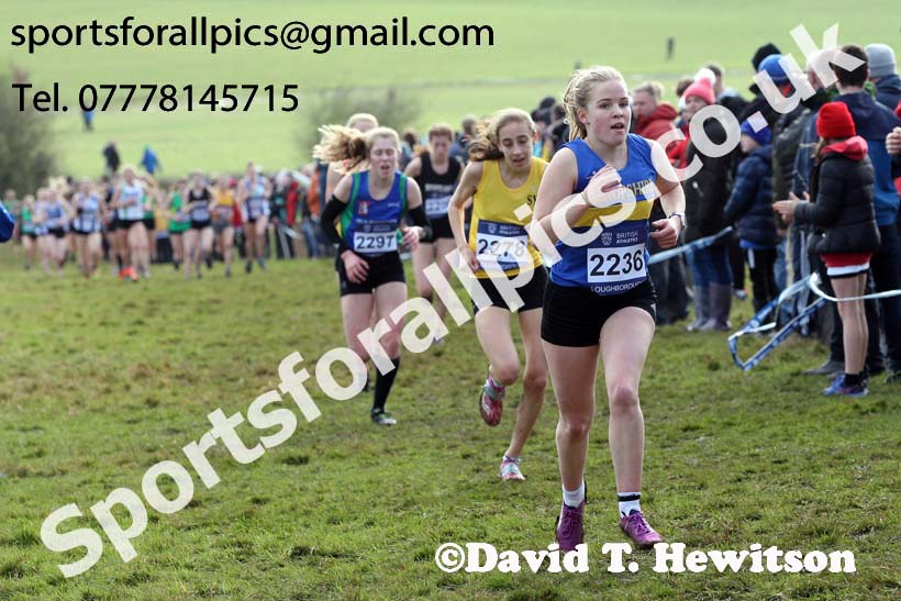 Womens under-17s 2019 British Athletics Inter Counties Cross Country, Prestwood Hall, Loughborough. Photo:  David T. Hewitson/Sports for All Pics